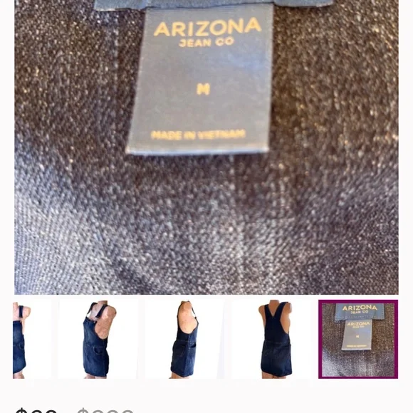 Jean/Denim Overall Dress - Picture 7 of 7